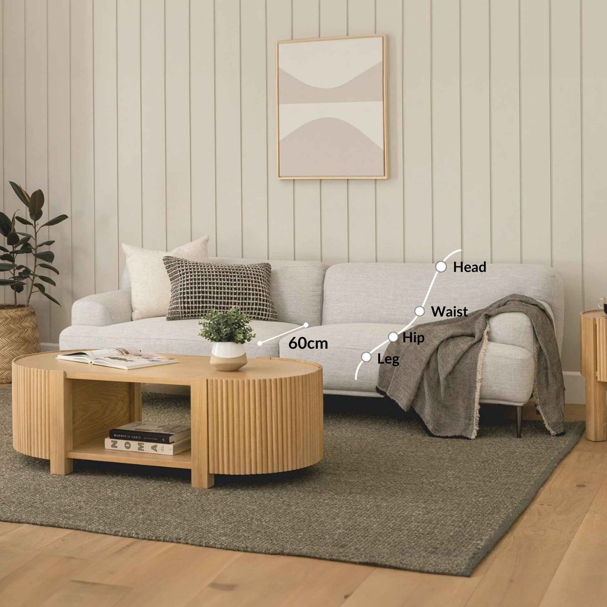 Crystal grey polyester blend sofa