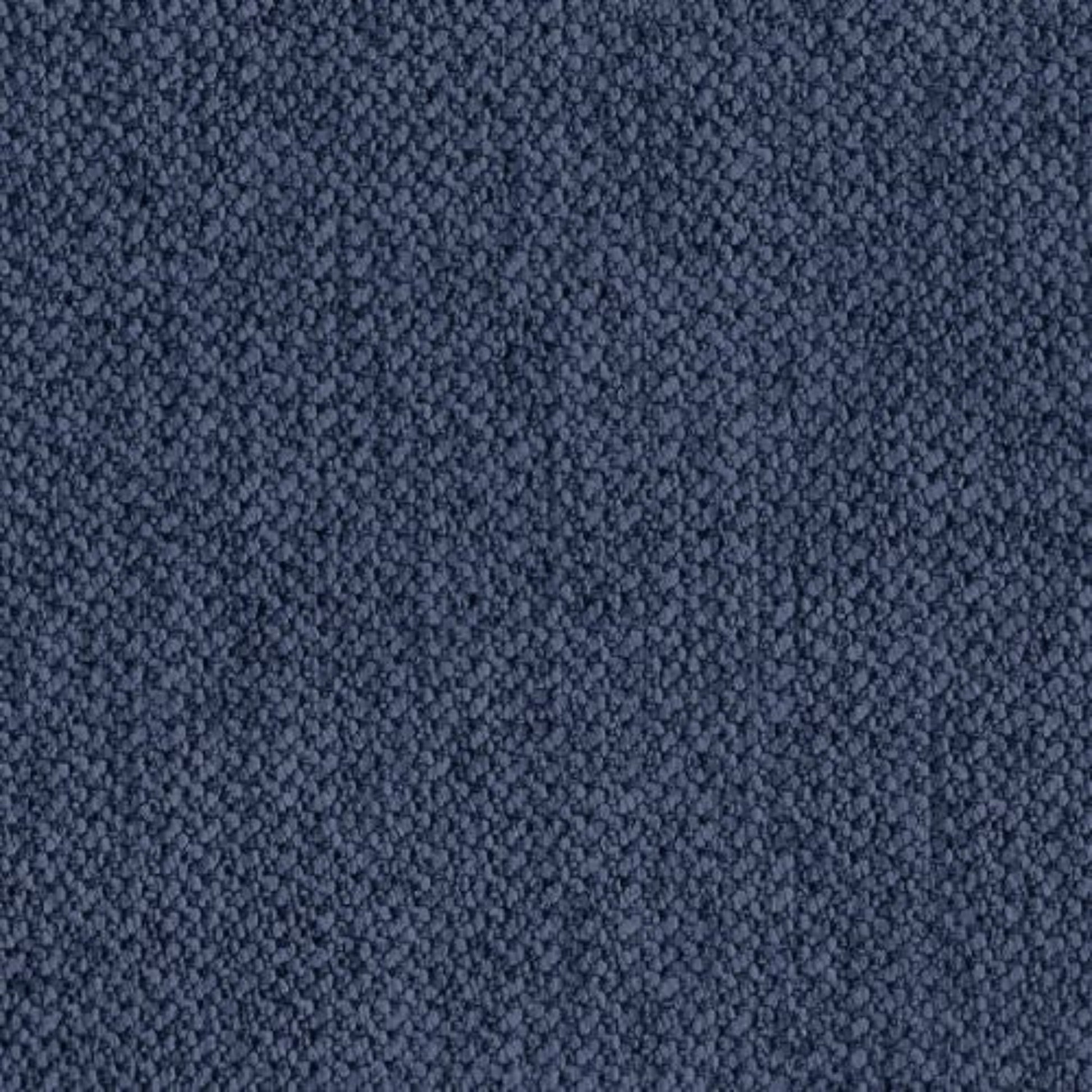Crystal fabric one arm sofa left blue