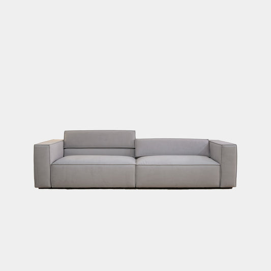 Cubix adjustable backrest sofa grey