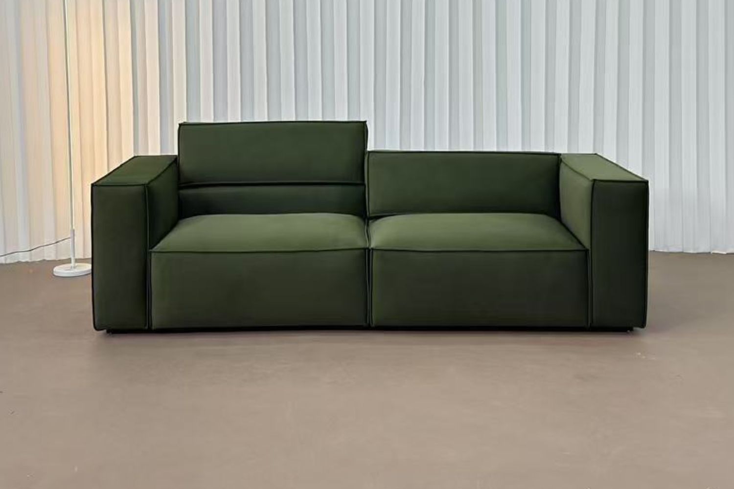 Cubix 240cm Green (Furla 63) Adjustable Backrest Fabric Sofa Nur Aqilah Amran | Jan 25