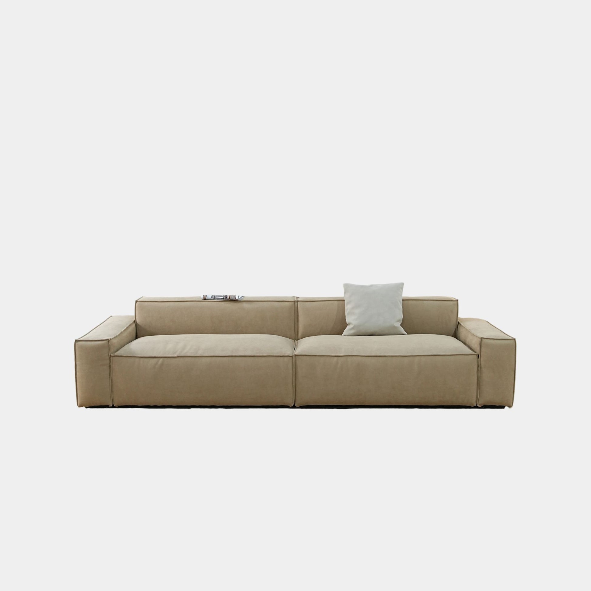 Cubix fabric sofa beige