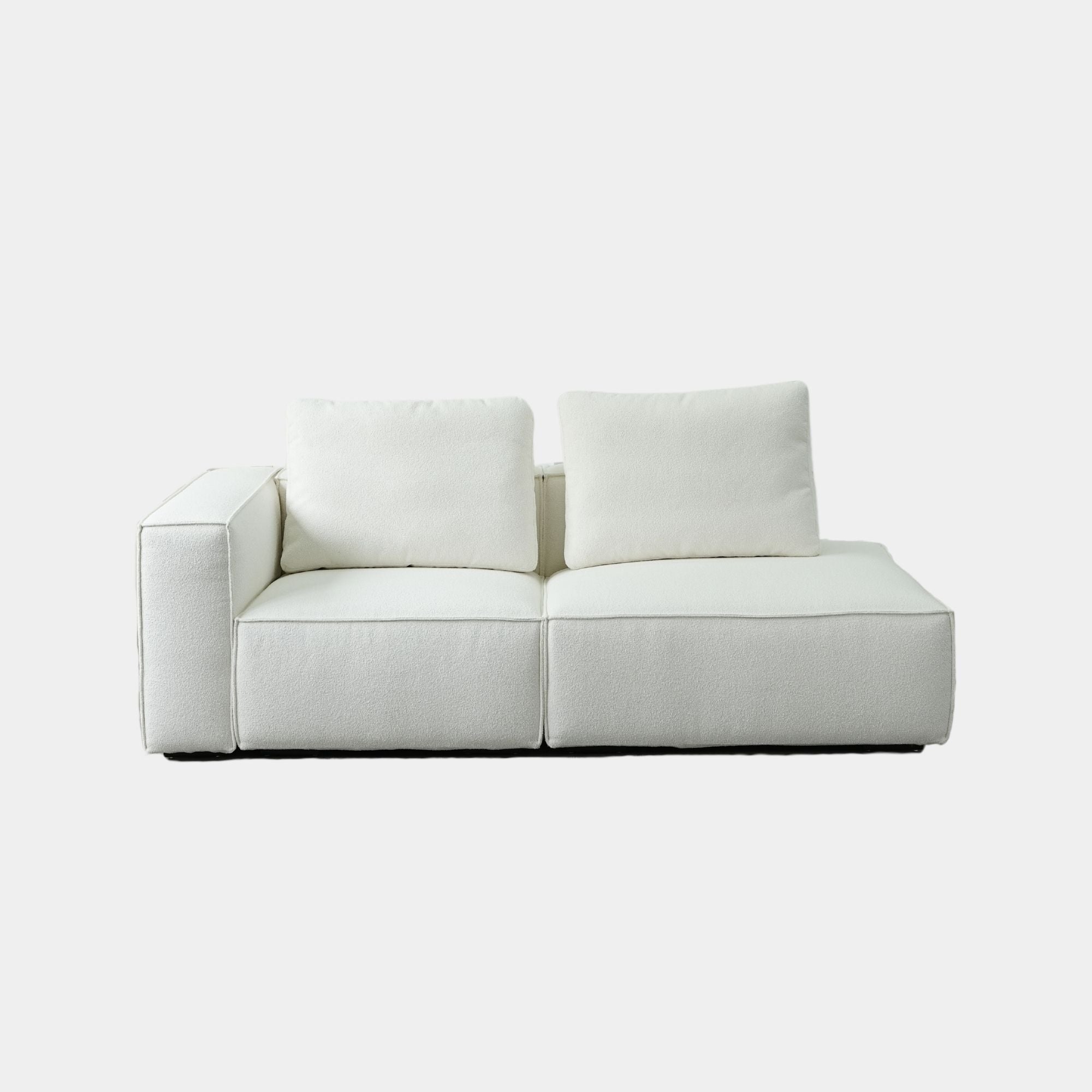 Cubix Fabric One Arm Sofa