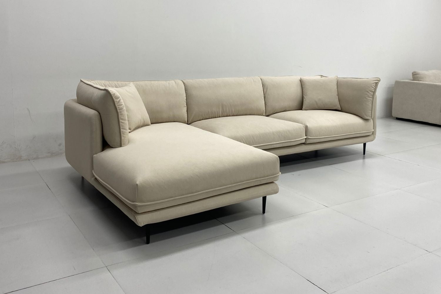 Cuddle 300cm Beige Fabric L Shape Sectional Sofa Derrick Huan | Mar 25