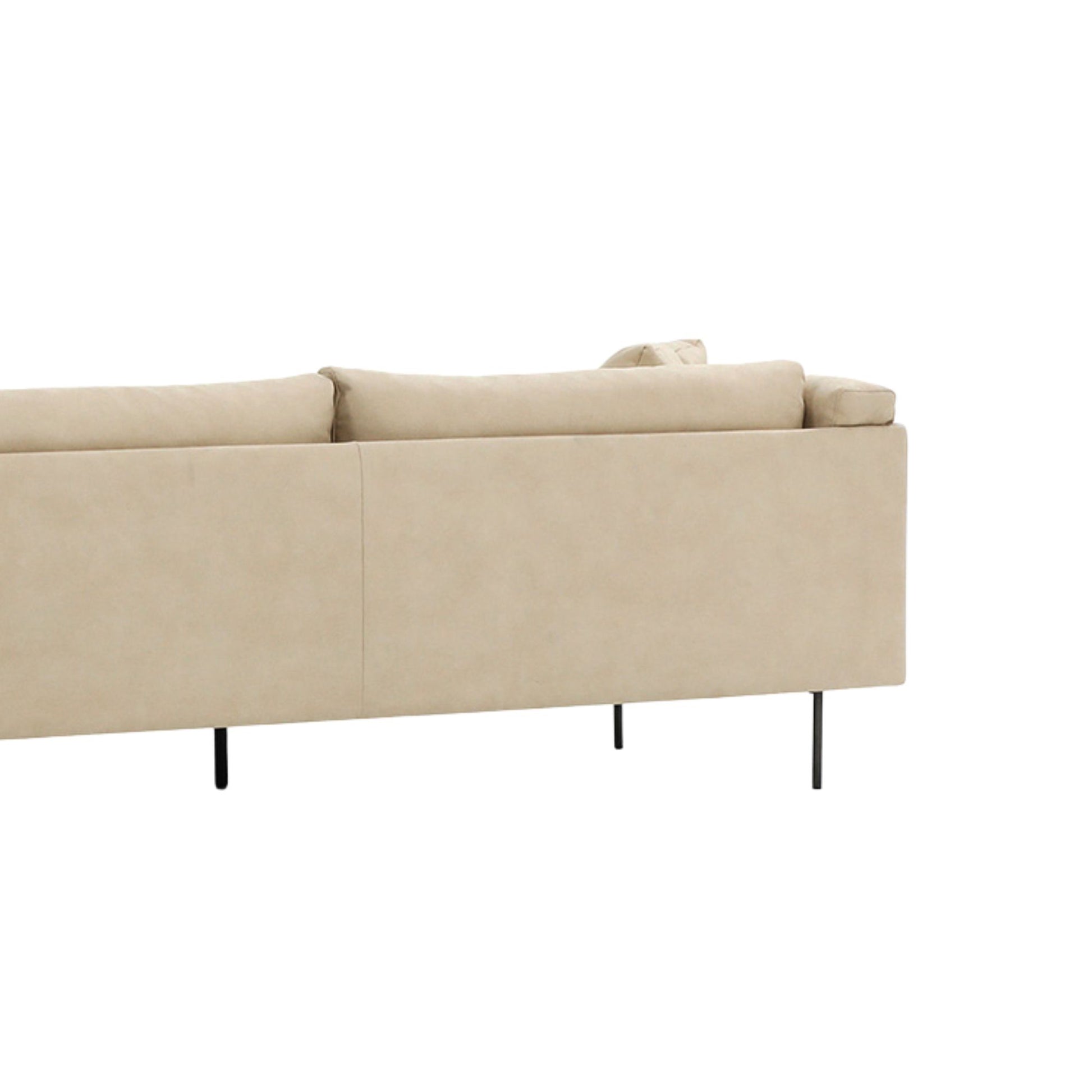 Cuddle white fabric sofa