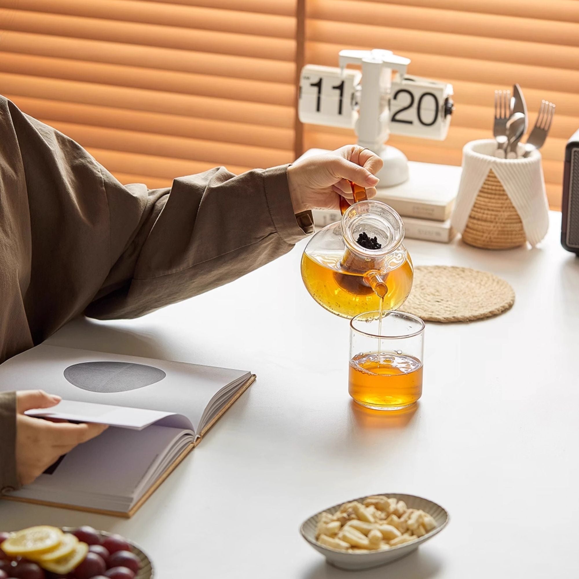 Placing hot tea cups directly on Trevor sintered stone table top