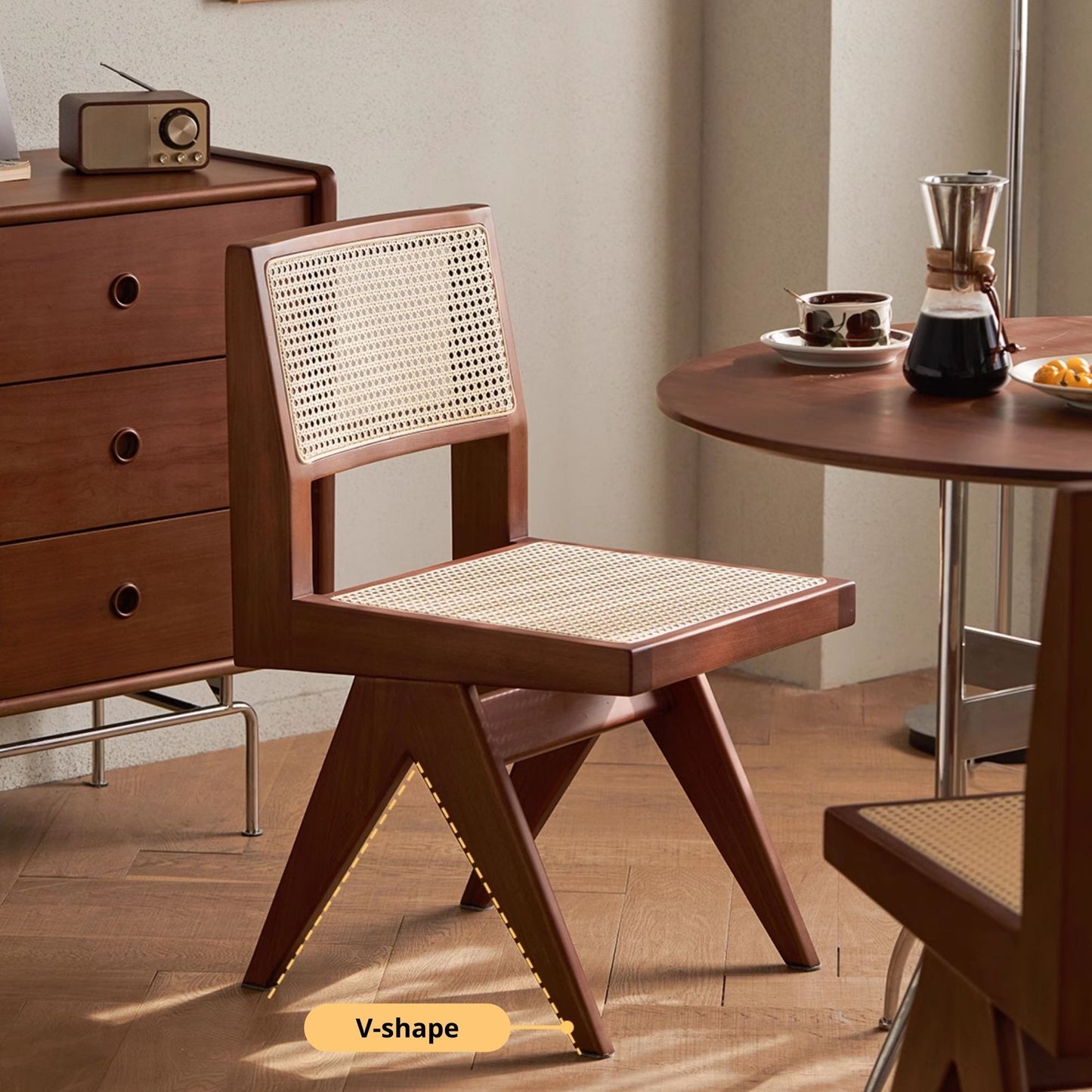 Tara poplar wood chair