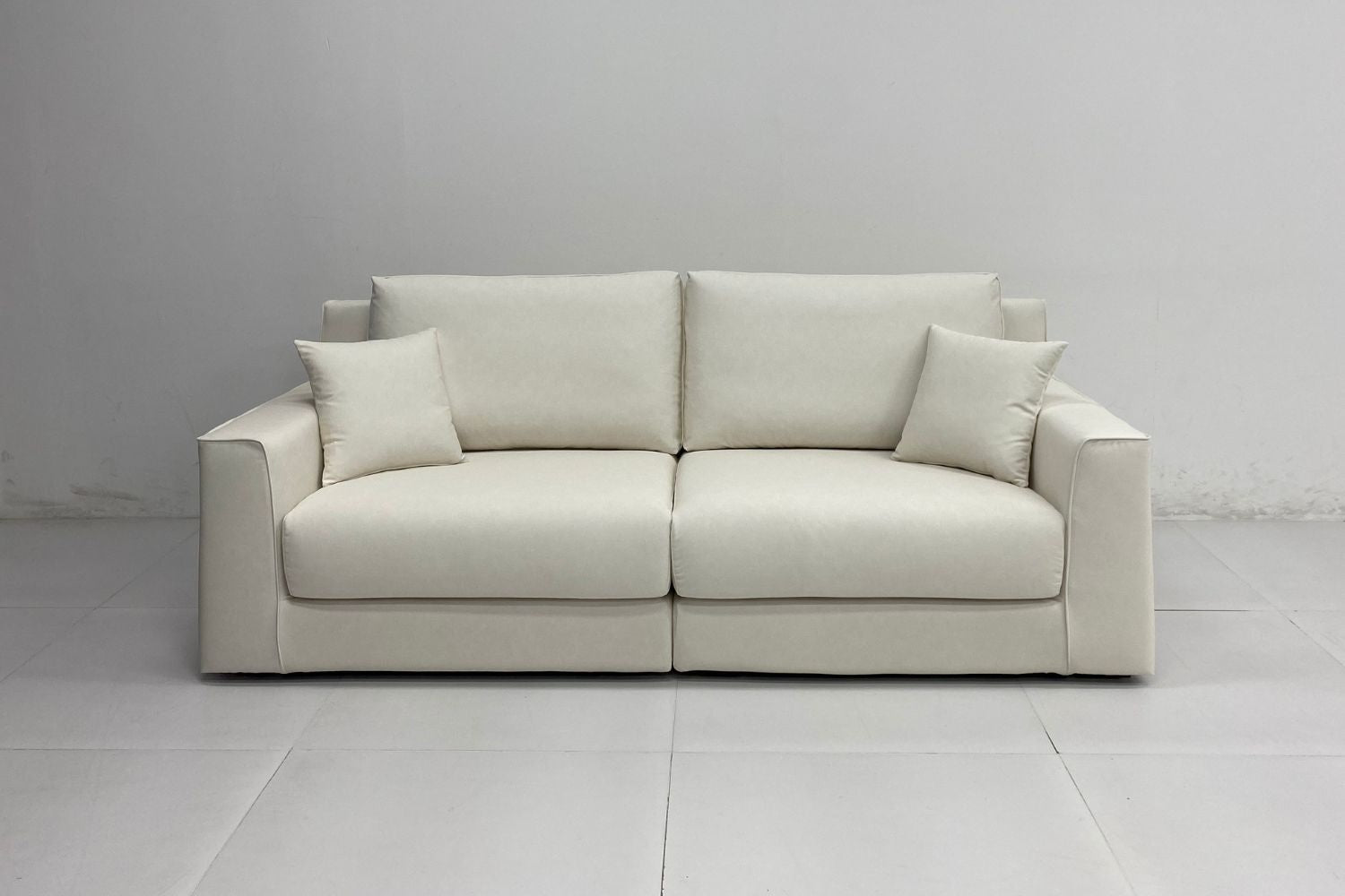 Comfort 220cm White Fabric Sofa Angela Chen | May 25