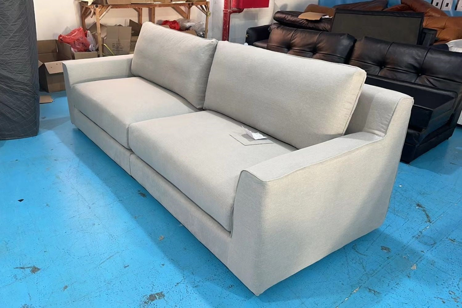 Comfort 260cm Grey Fabric Sofa Banky | Sep 24