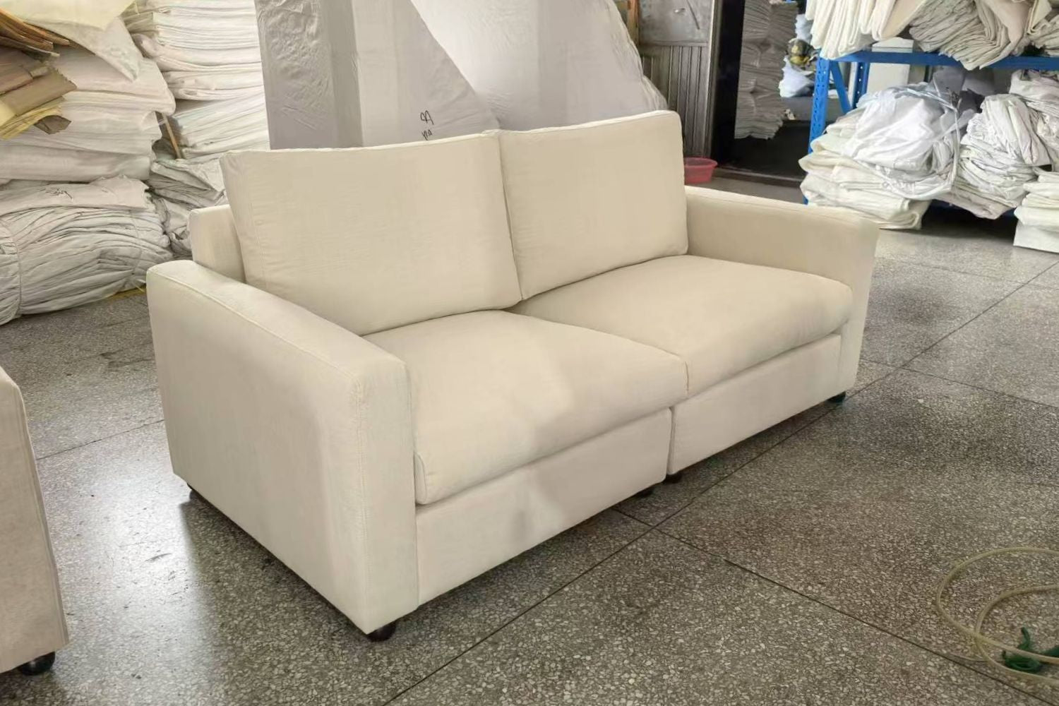Chalet 180cm White Fabric Sofa Audrey Lim | Jun 25