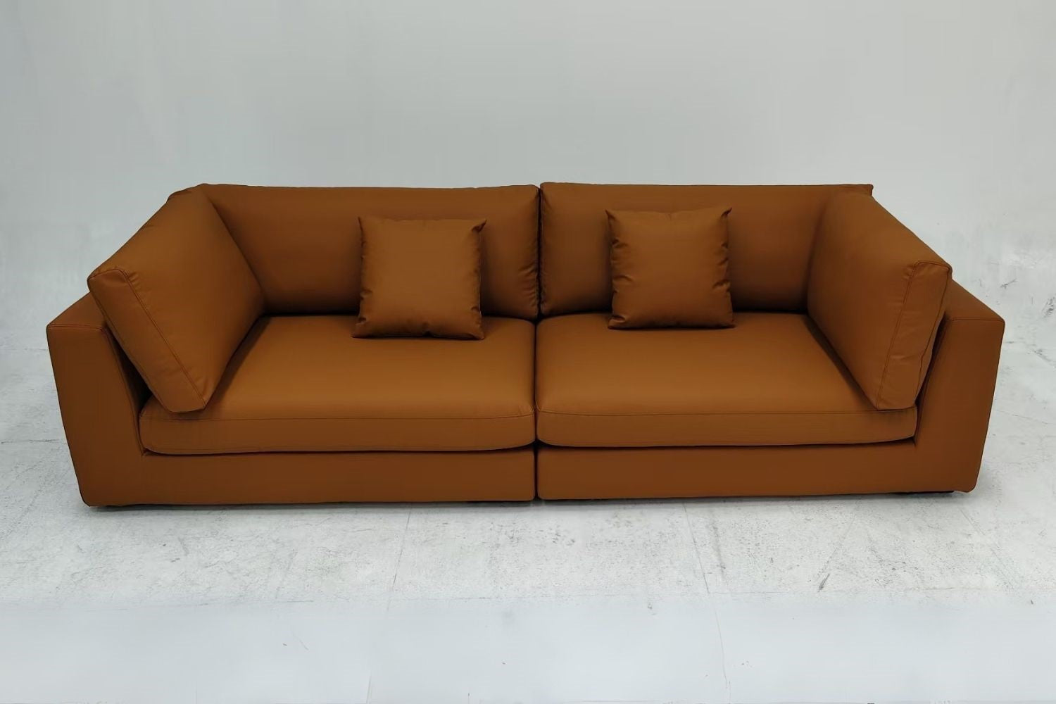 Claudia 260cm Brown (Dias 20) Faux Leather Sofa Mum the Boss | Jan 25