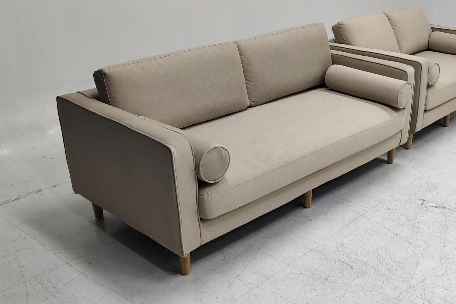 Castle 180cm Beige (Furla 42) Fabric Sofa Christopher | Dec 24