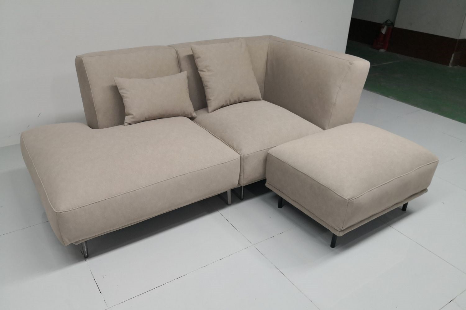Crystal 200cm Light Brown (Furla-45) Fabric One Arm Sofa Hazel Lim | Nov 24