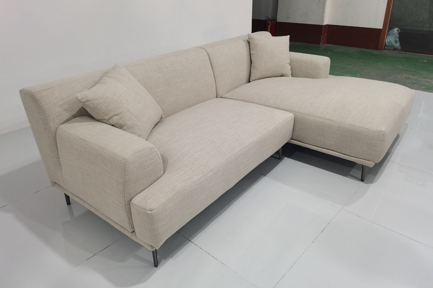 Crystal 250cm Grey (Toby 92) Fabric Sectional Sofa Peng Liyun | Jul 24