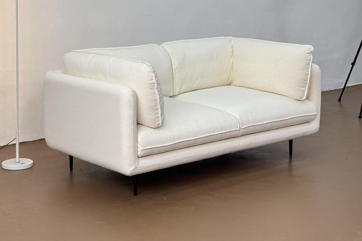 Cuddle 180cm White (Toby 02) Fabric Sofa Tan Beng Hia | Feb 25