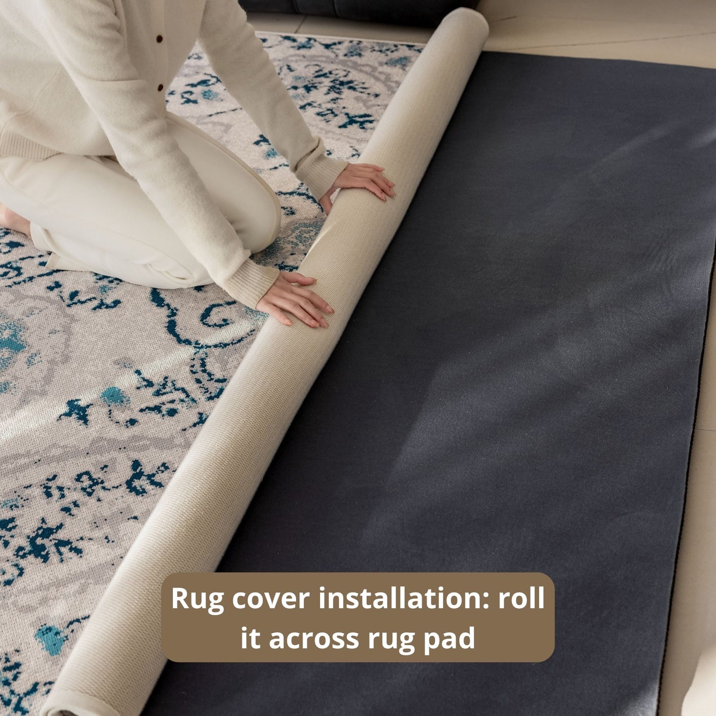 Oasis rug blue