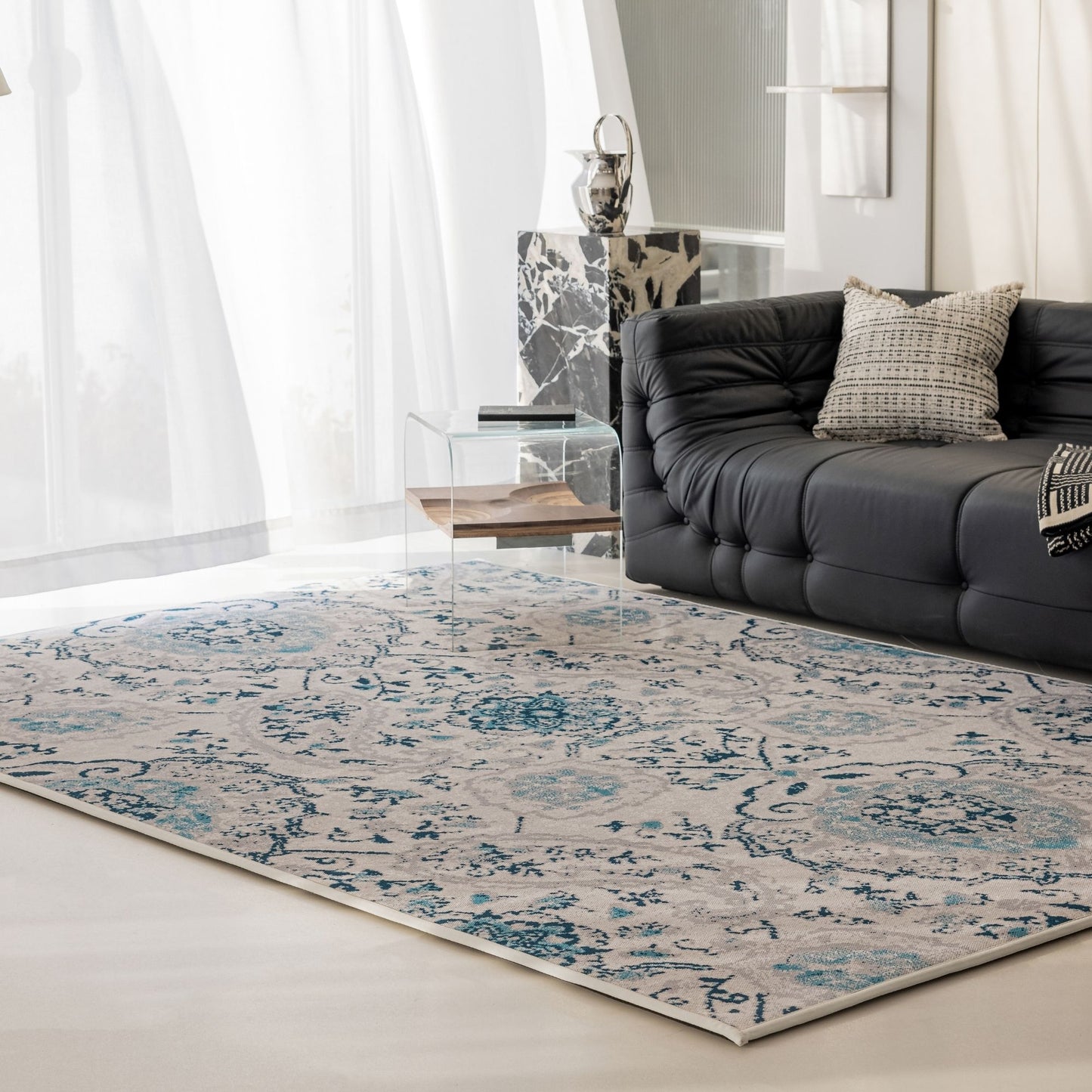Oasis rug blue