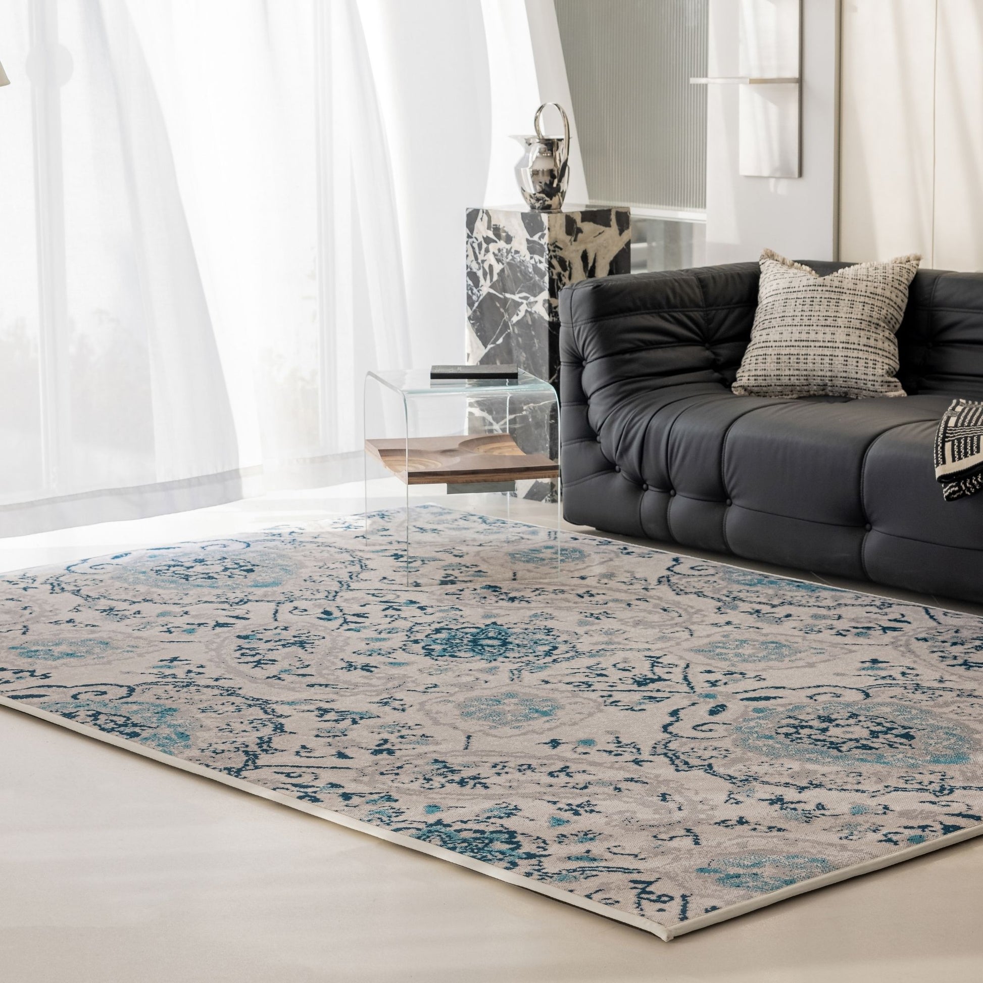 Oasis rug blue