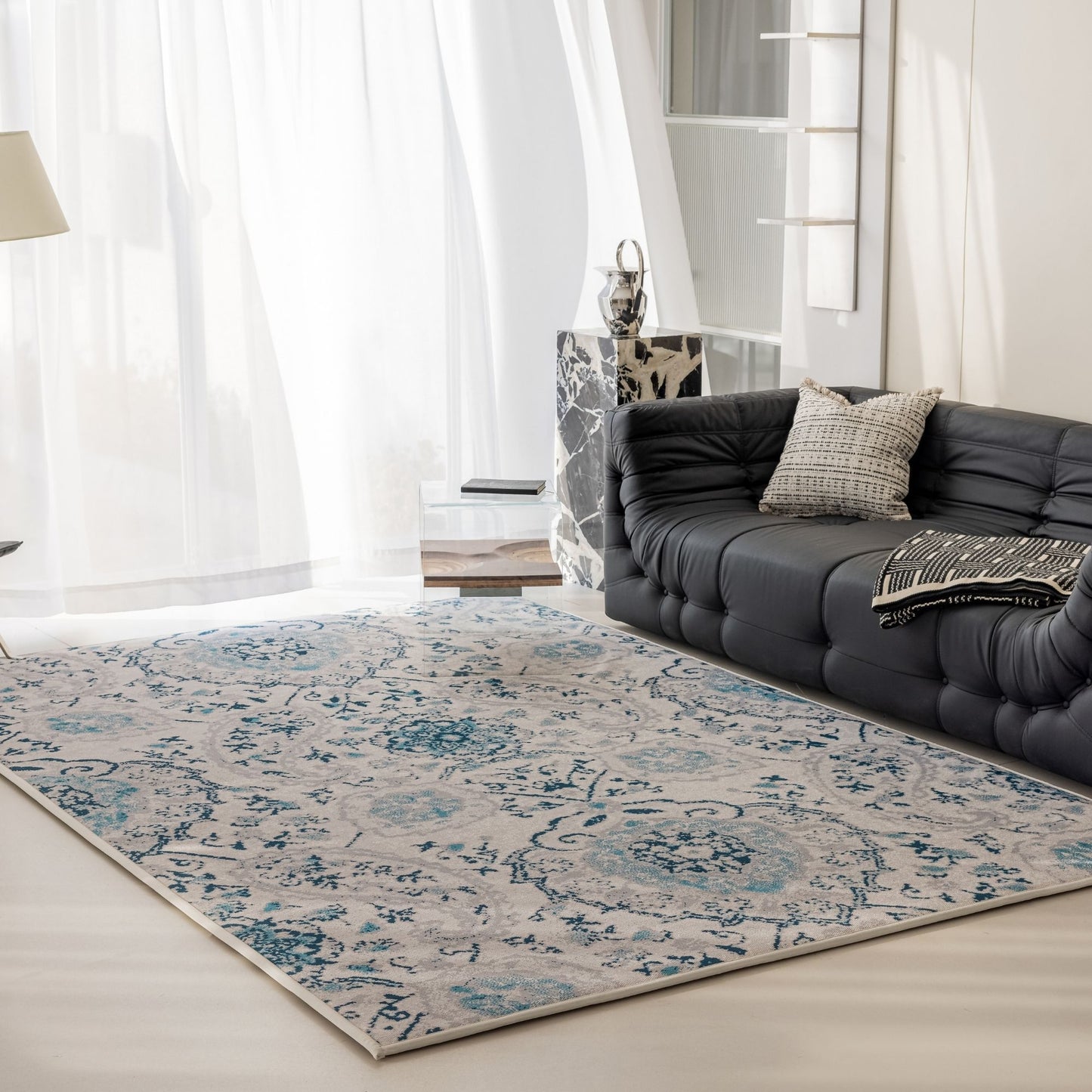 Oasis rug blue