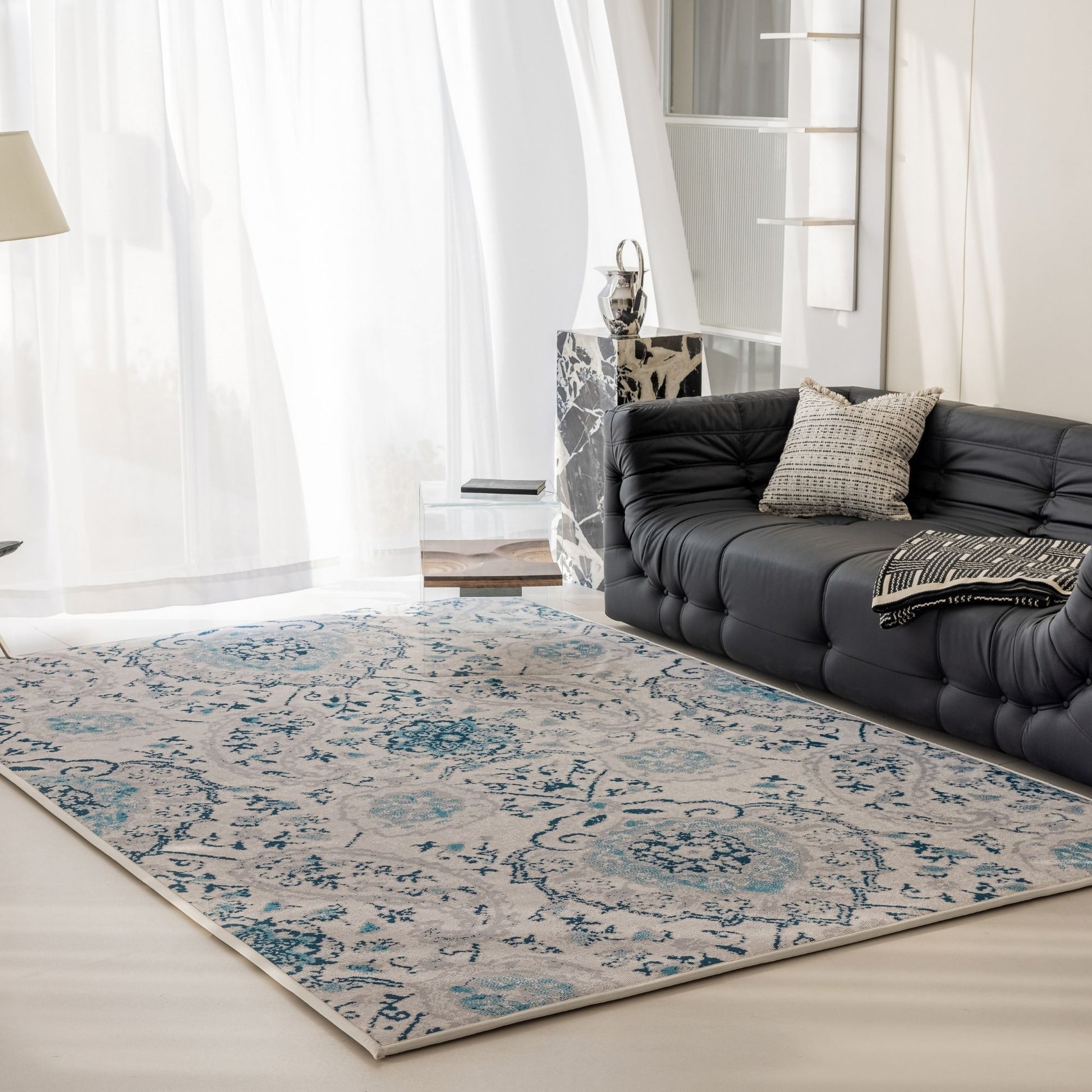 Oasis rug blue