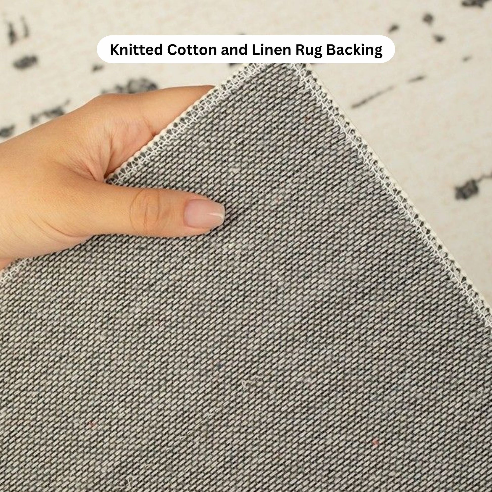 Ocean snow water resistant rug