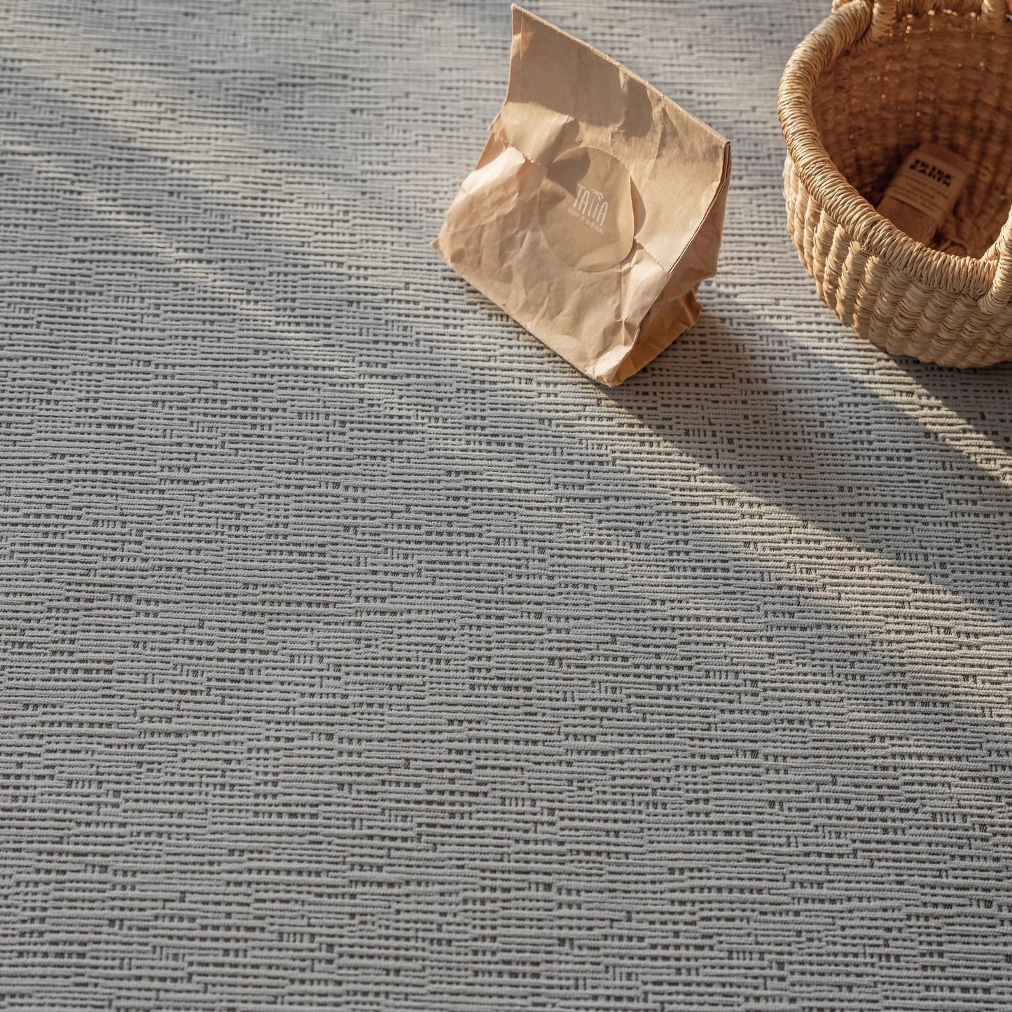odeon washable rug grey