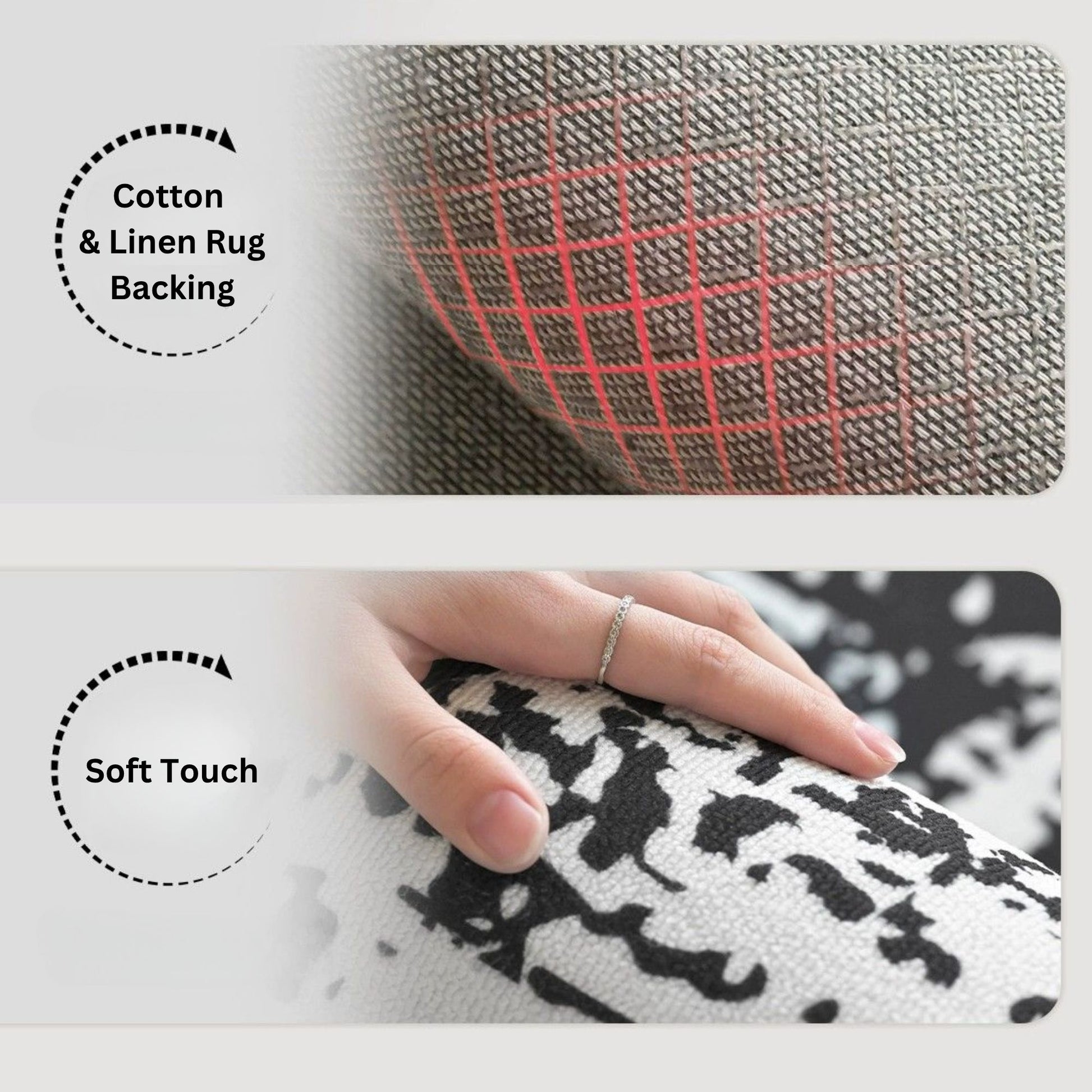 Oscar modern water resistant rug