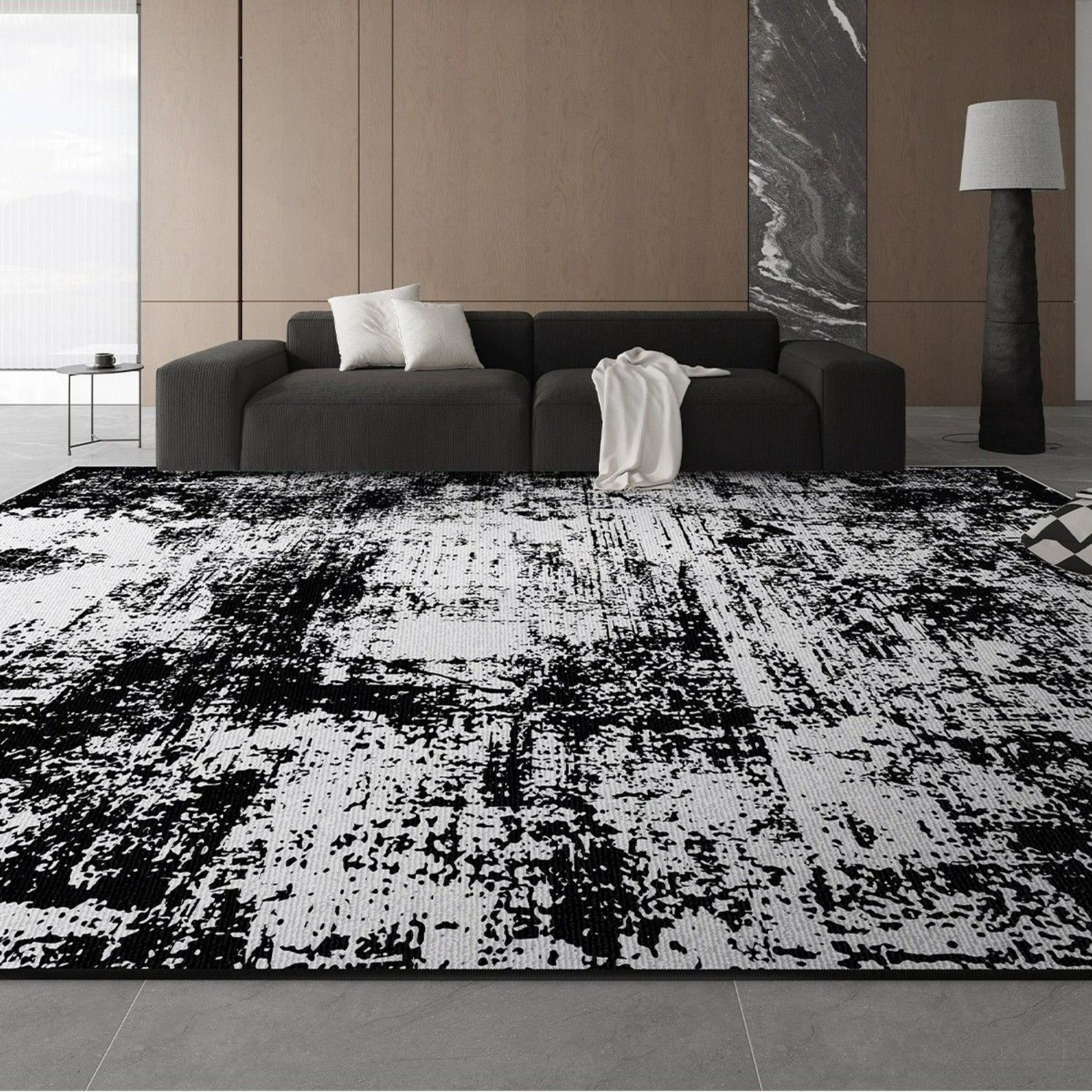 Oscar modern water resistant rug