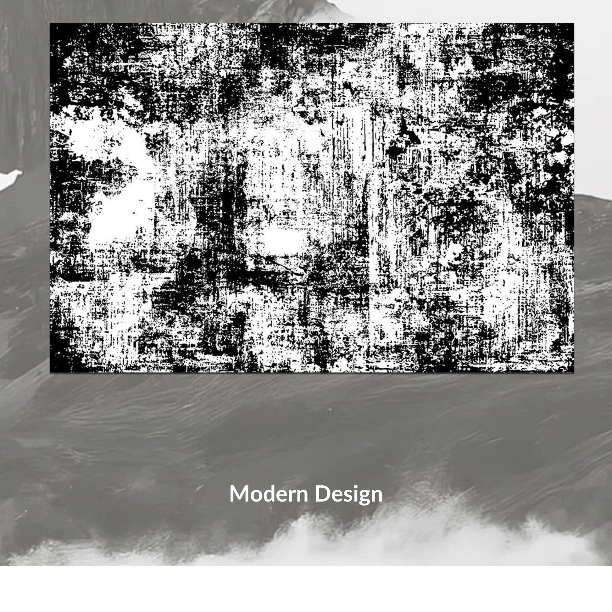 Oscar modern water resistant rug