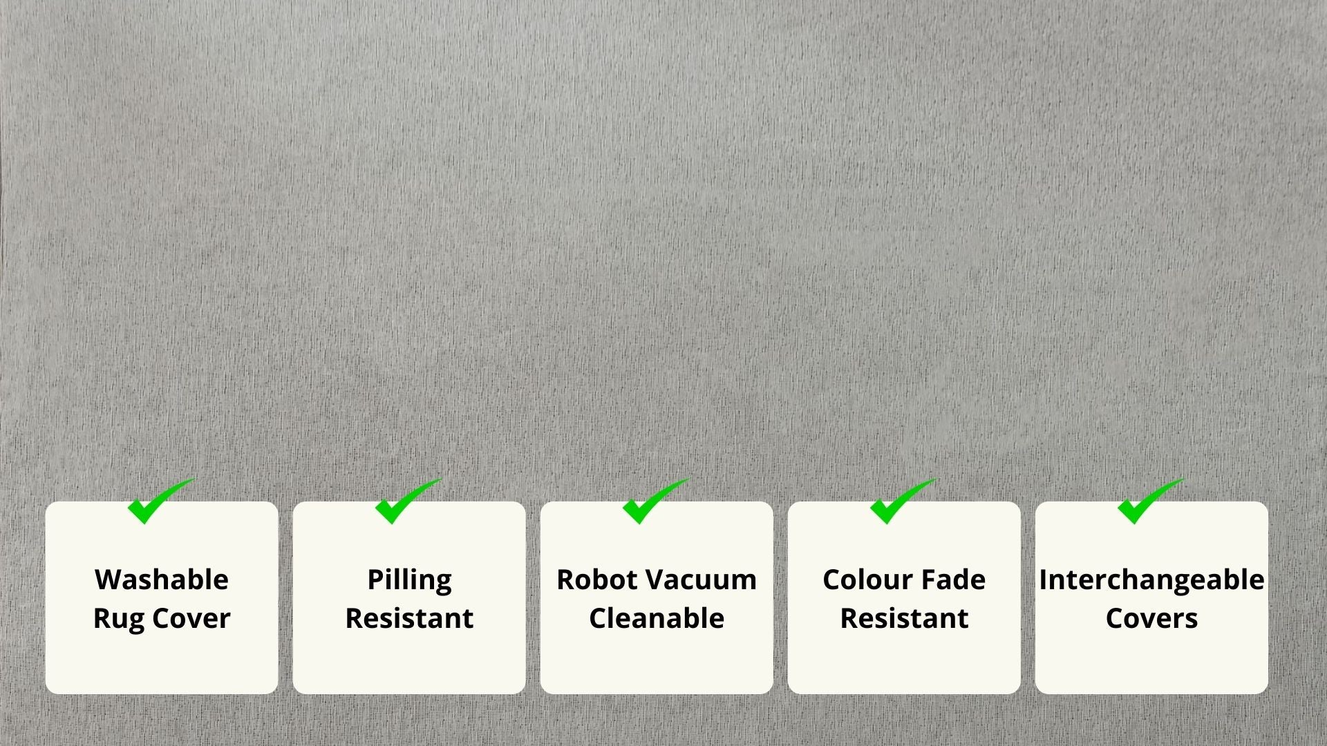 Rug feature highlights for odeon_washable_rug_grey