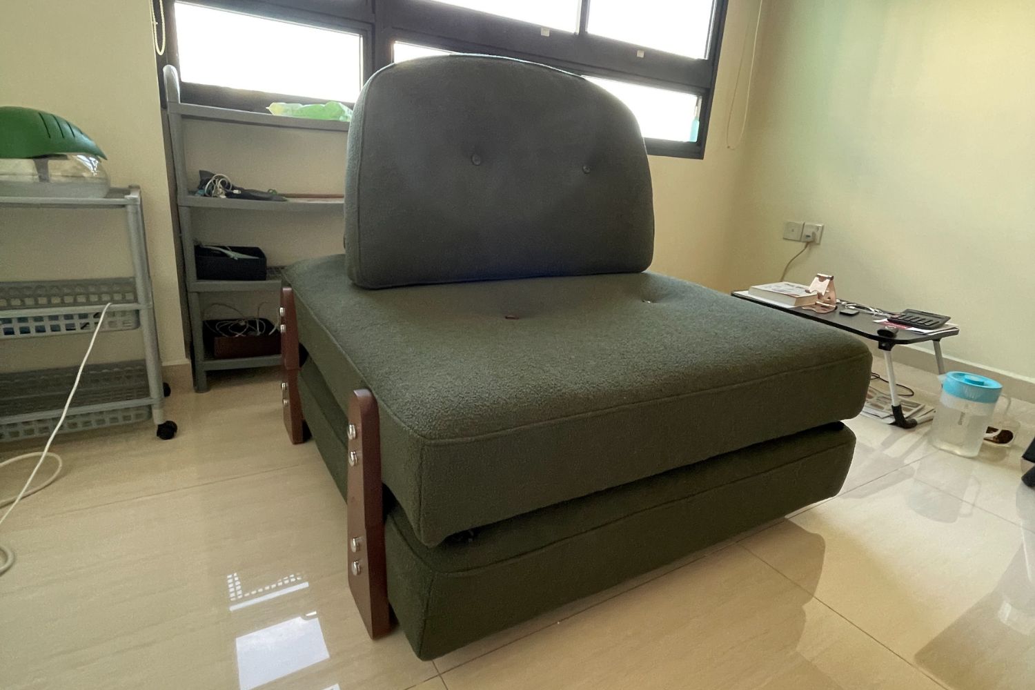 Cakelet 96cm Green (Teddy 13) Fabric Sofa Bed Kelvin | May 24