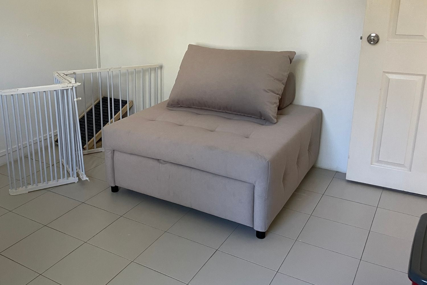 Candy 105cm Grey Fabric Sofa Bed Xena | June 25