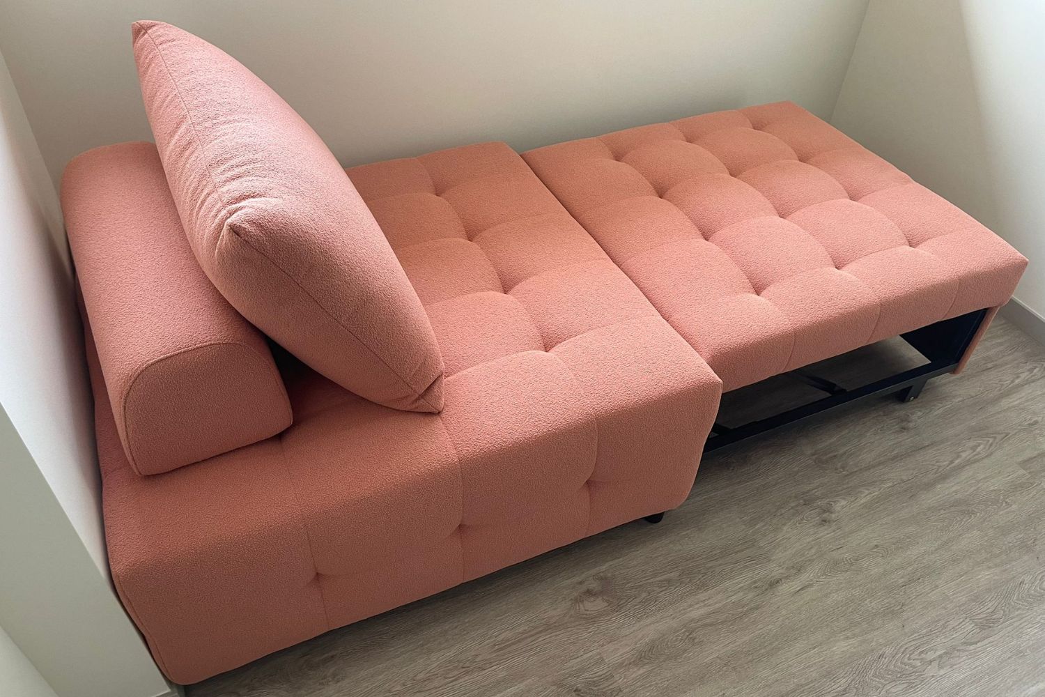 Candy 105cm Pink (Teddy 08) Fabric Sofa Bed Kelly | Aug 24