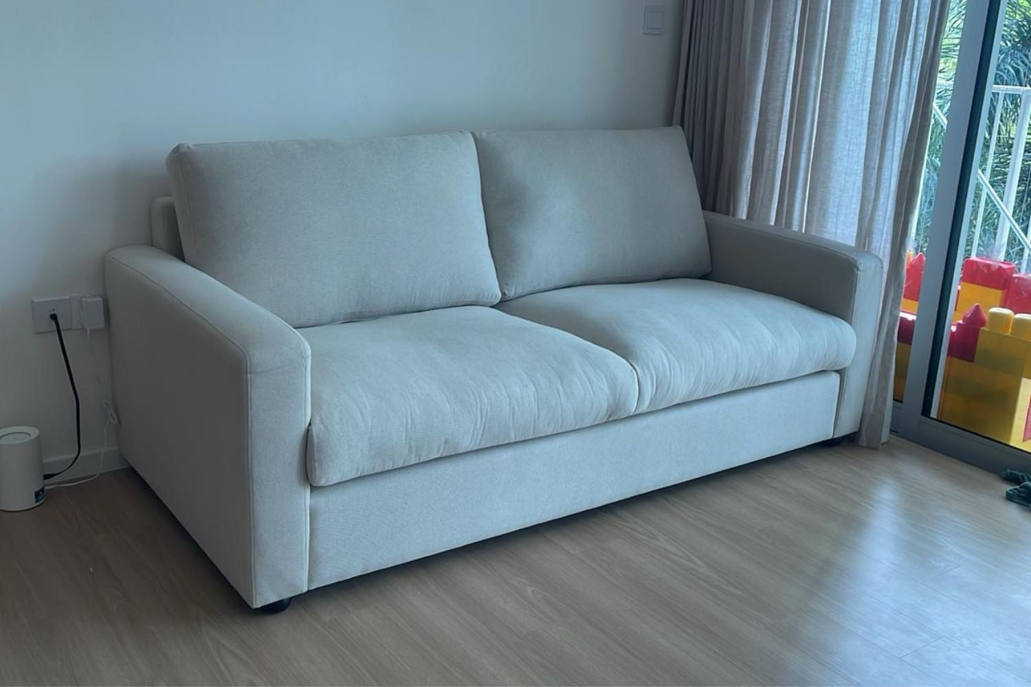 Chalet 190cm Beige (Medici 02) Fabric Sofa Renee | May 25
