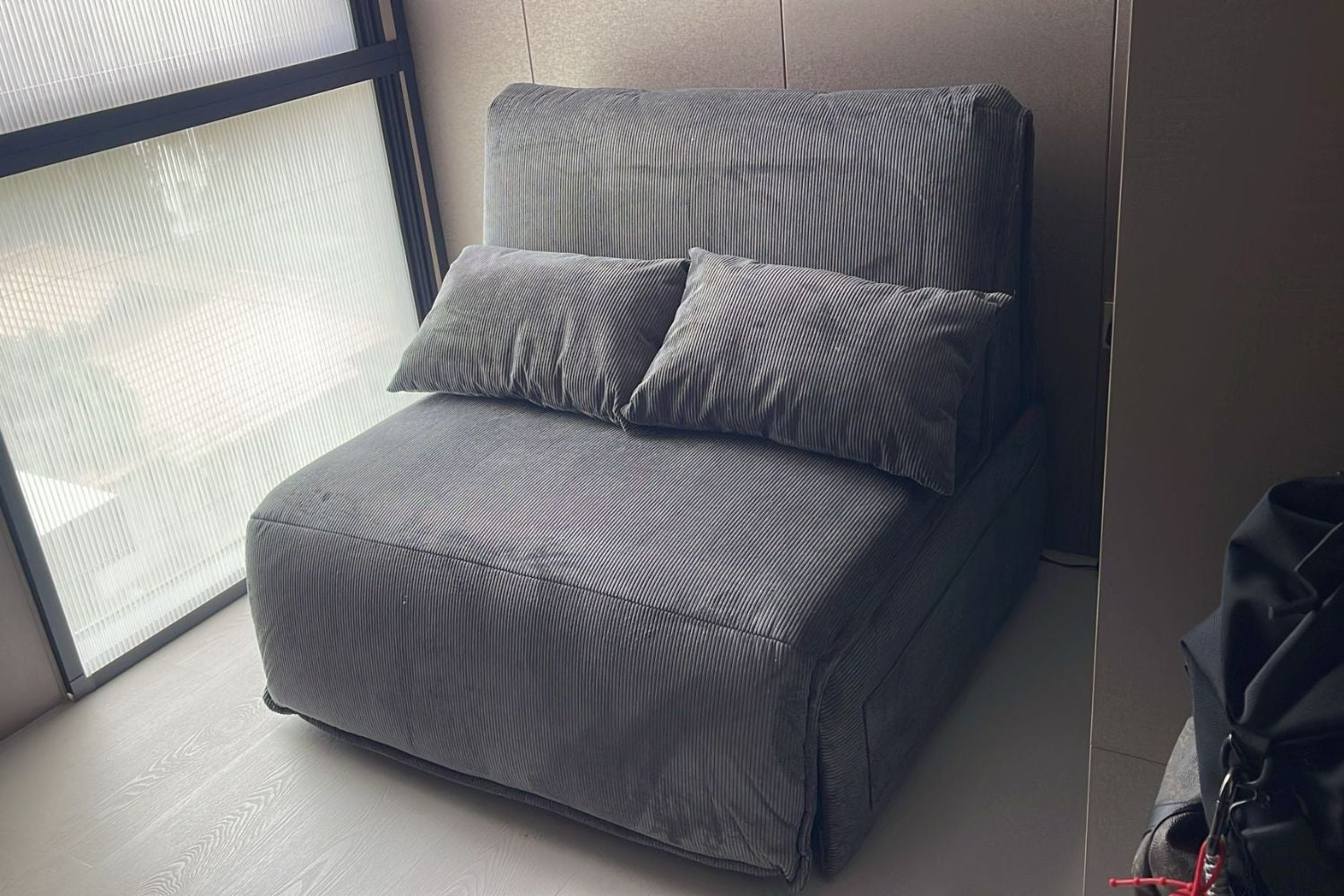 Chronos 110cm Dark Grey Electric Sofa Bed Ryan Gwee | Apr 25