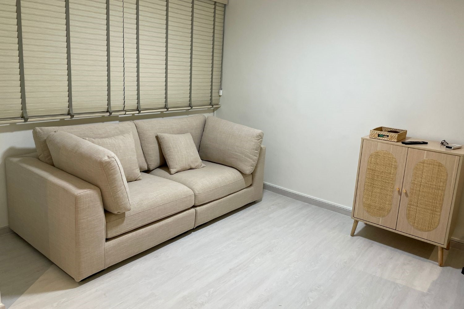 Claudia 200cm Beige (Toby-46) Fabric Sofa Audrey | Jun 24