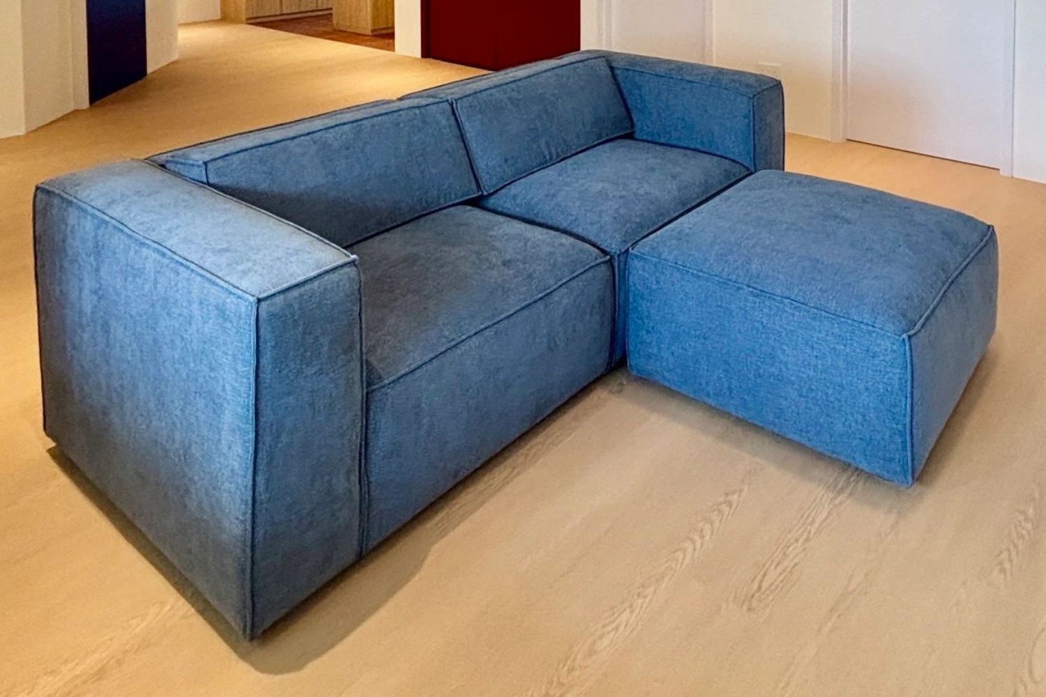 Cubix 220cm Blue (Stella 18) Adjustable Backrest Fabric Sofa Gabriel Yu | Sep 25