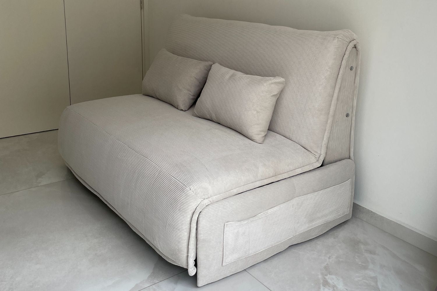 Chronos 160cm White (Xeno 05) Electric Sofa Bed Sam | Jul 24