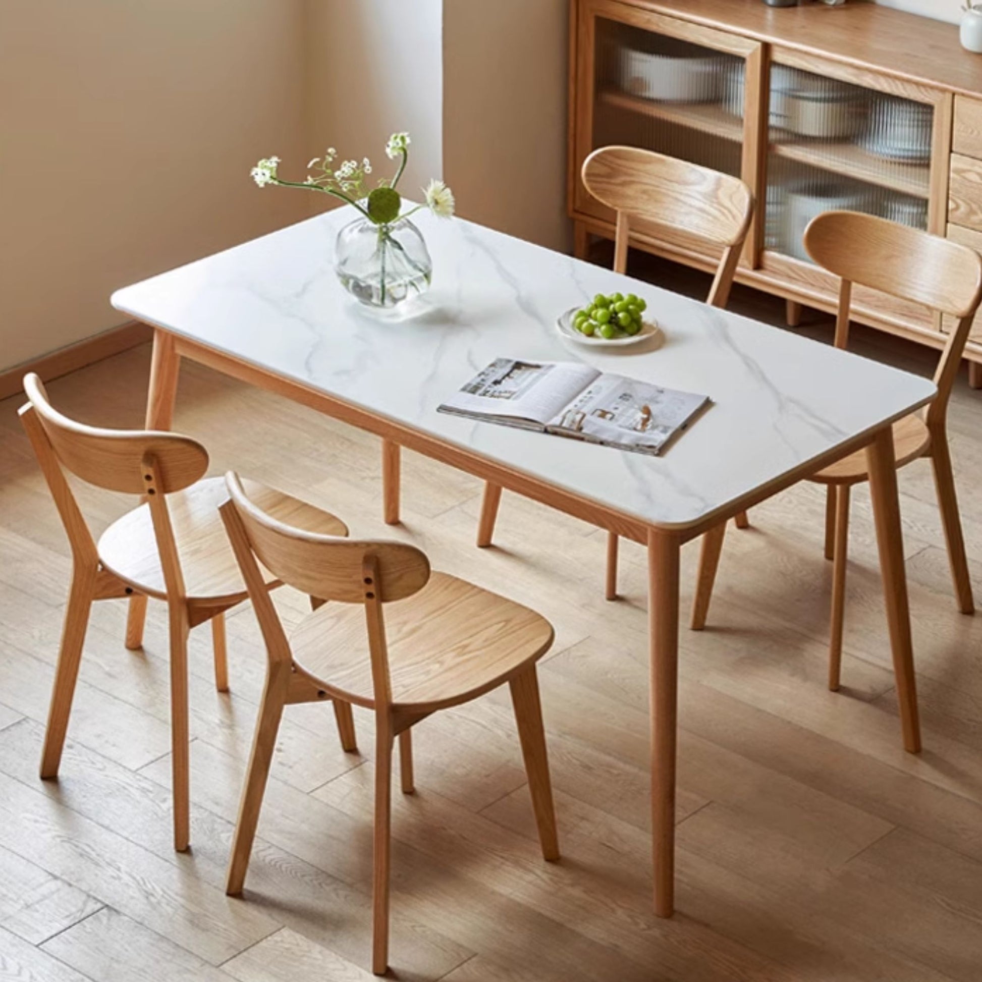 Tank oak wood chair in natural wood finish