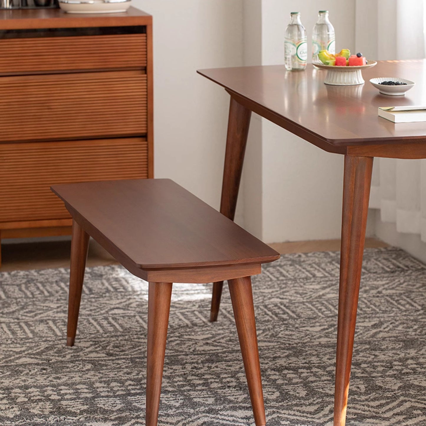 Tate poplar wood bench