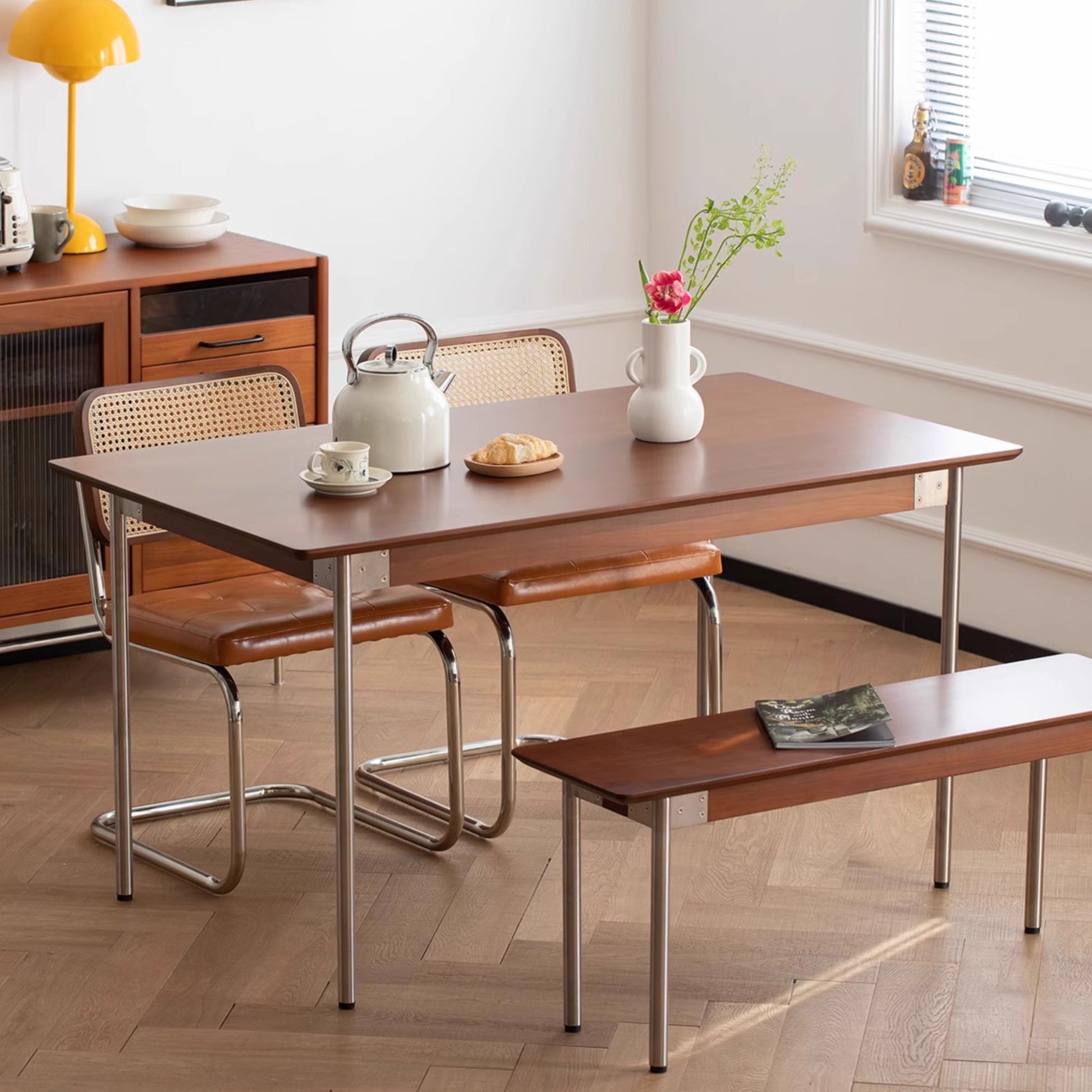 Taylor poplar wood bench