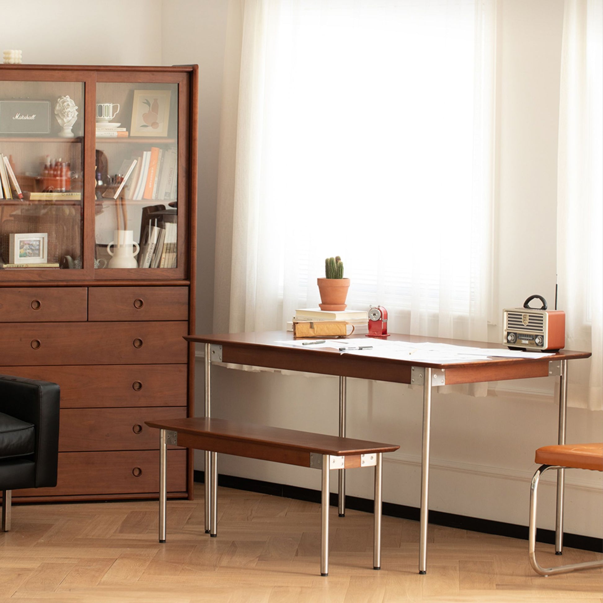 Taylor poplar wood bench
