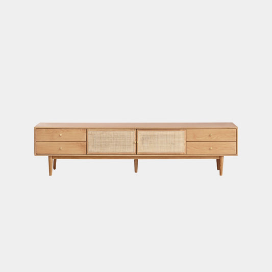 Teresa natural wood colour oak wood tv console
