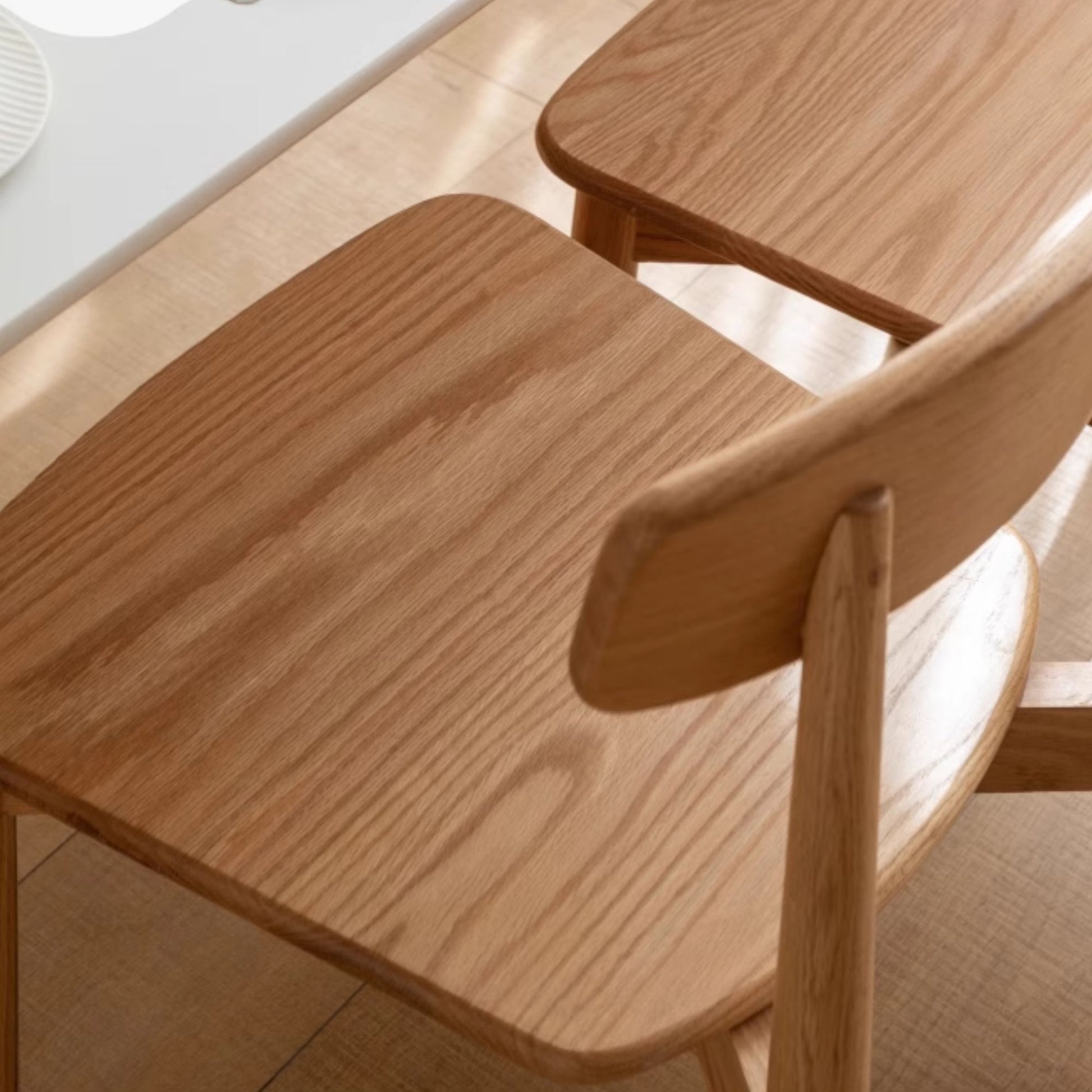 Terra oak wood chair in natural wood finish