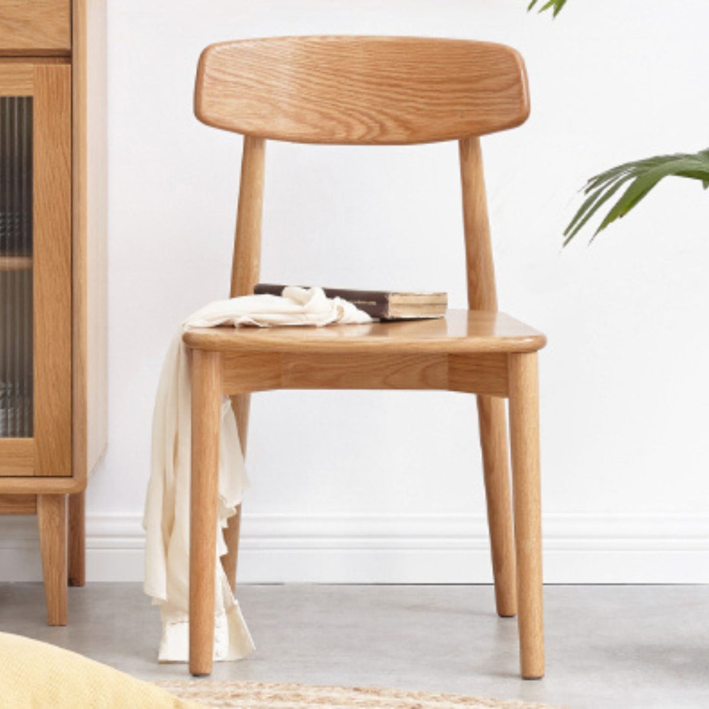 Terra oak wood chair in natural wood finish