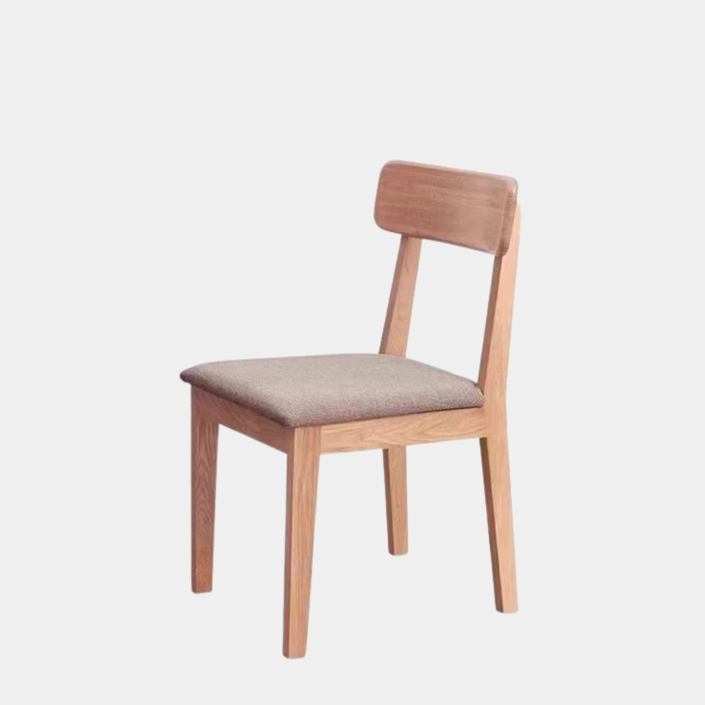Thor Oak Wood Fabric Chair