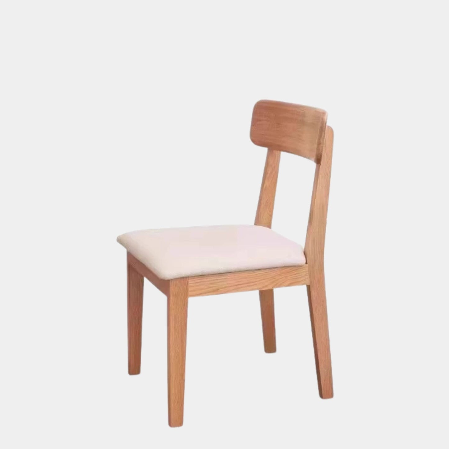 Thor Oak Wood Fabric Chair