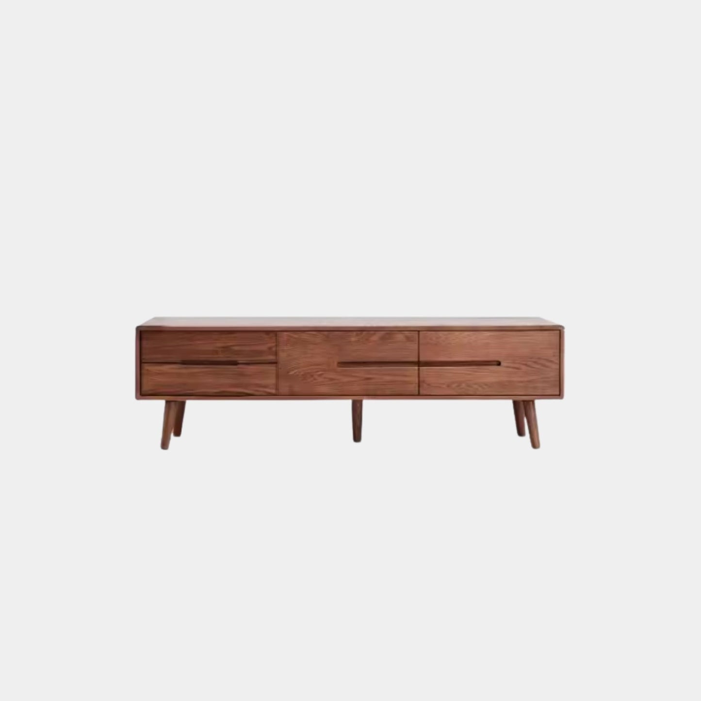 Tina walnut colour oak wood TV console small sizes variant