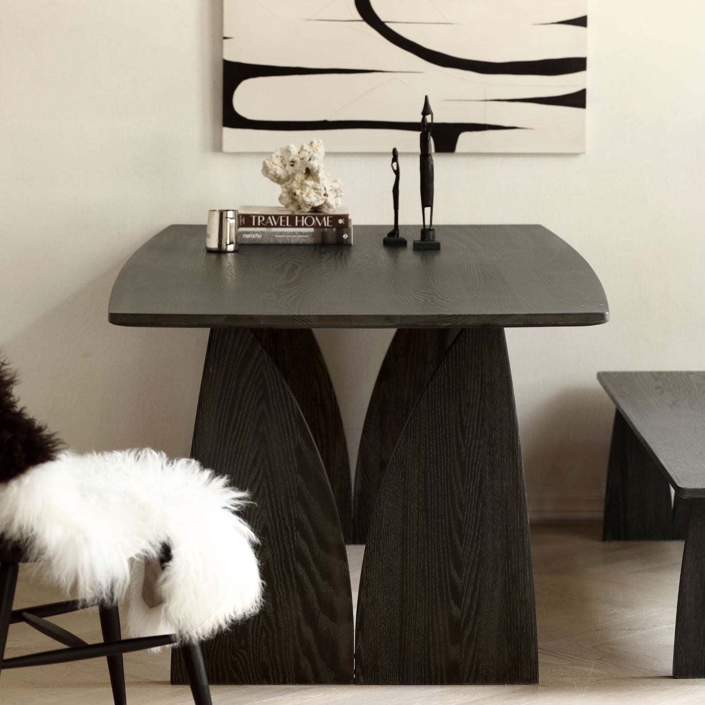 Tinta Oak Wood Dining Table