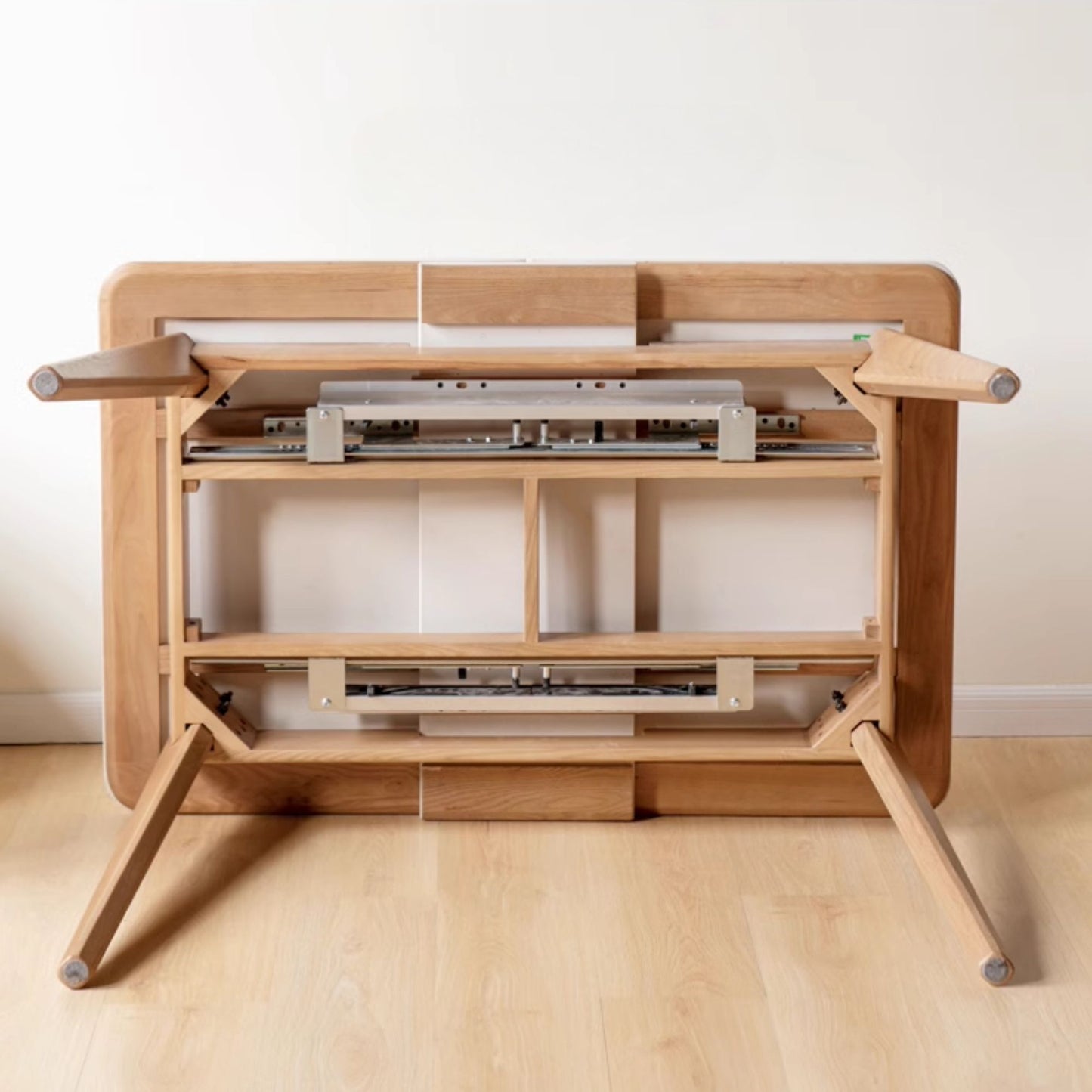 Tyler oak wood sintered stone dining table