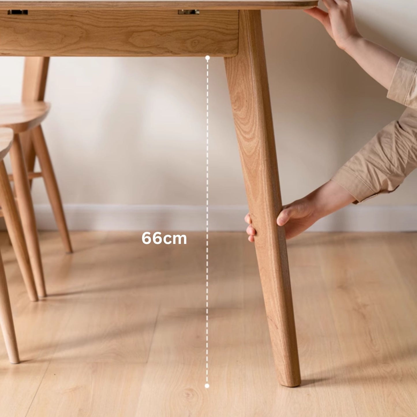 Tyler oak wood sintered stone dining table